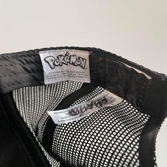 Pokemon Pokeball Emblem Trucker Snapback Kids Hat - Picture 6 of 12